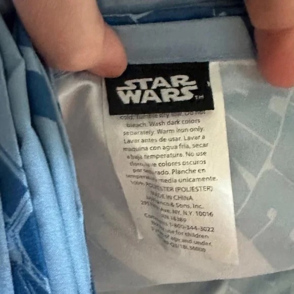 Star Wars Full Size 4 Piece Sheet Set Blue Jay Franco X-wing Tie Fighter - Picture 4 of 5